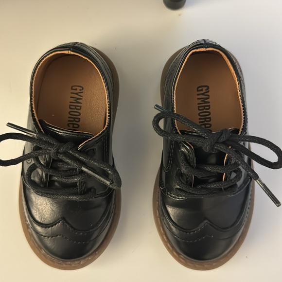 GYMBOREE Toddler Boys Formal Black Dress Shoe - size 6 - Picture 3 of 8